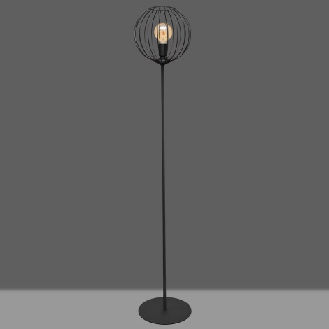 Lámpara de pie MERCURE 1xE27/60W/230V negro