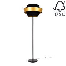 Lámpara de pie PRETO GOLD 1xE27/60W/230V - Certificado FSC