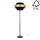 Lámpara de pie PRETO GOLD 1xE27/60W/230V - Certificado FSC