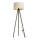 Lámpara de pie STANDART 1xE27/60W/230V crema/marrón
