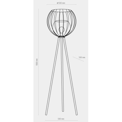 Lámpara de pie UNIVERSO 1xE27/60W/230V