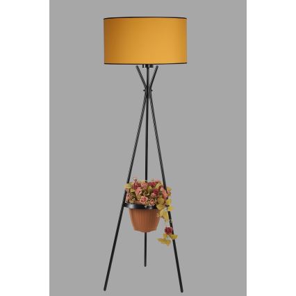 Lámpara de pie VENEDIK 1xE27/60W/230V naranja/negro