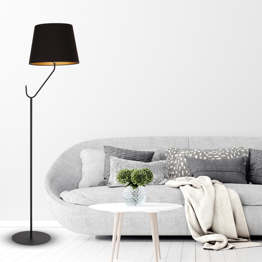 Lámpara de pie VICTORIA 1xE27/60W/230V negro