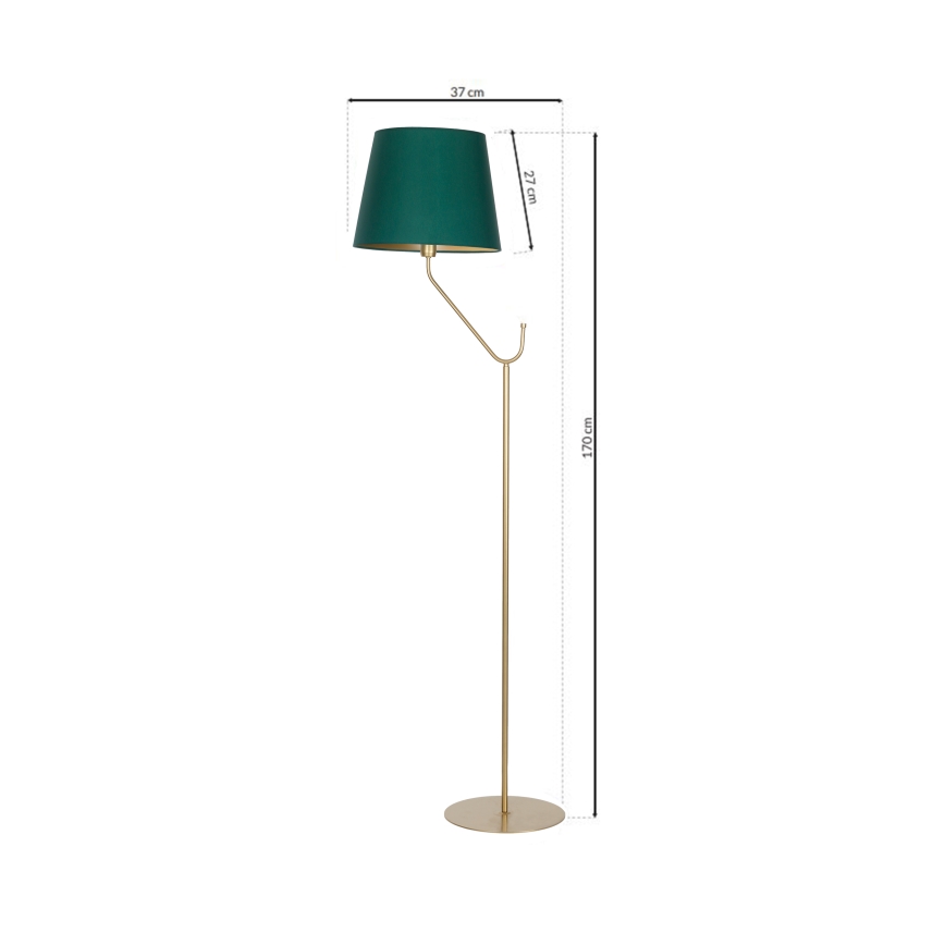 Lámpara de pie VICTORIA 1xE27/60W/230V verde