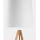 Lámpara de pie WALZ 1xE27/25W/230V blanco/madera