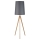 Lámpara de pie WALZ 1xE27/25W/230V gris/madera