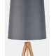 Lámpara de pie WALZ 1xE27/25W/230V gris/madera