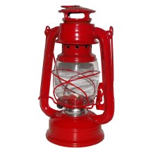 Lámpara de queroseno 24 cm color rojo