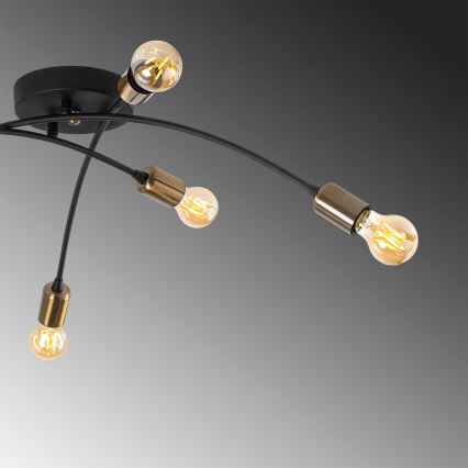 Lámpara de superficie BANANA 6xE27/40W/230V