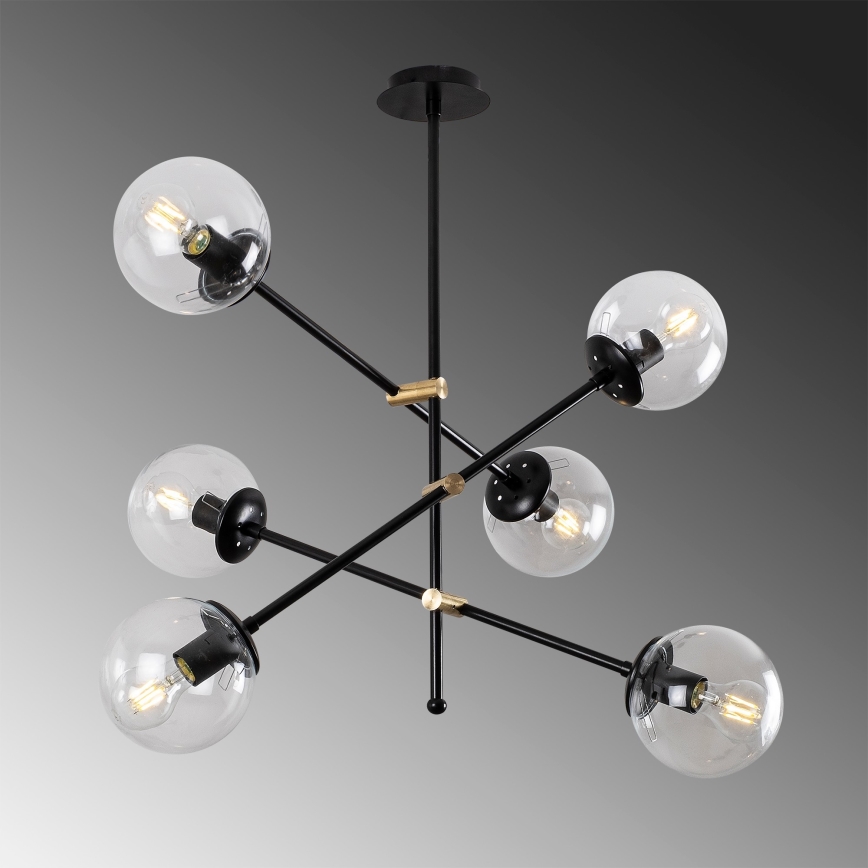 Lámpara de suspensión MARTI 6xE27/100W/230V