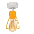 Lámpara de suspensión TUBE II 1xE27/15W/230V amarillo