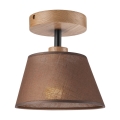 Lámpara de techo ANTONIO 1xE14/40W/230V marrón