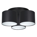 Lámpara de techo ARDEN 3xE27/60W/230V negro/blanco
