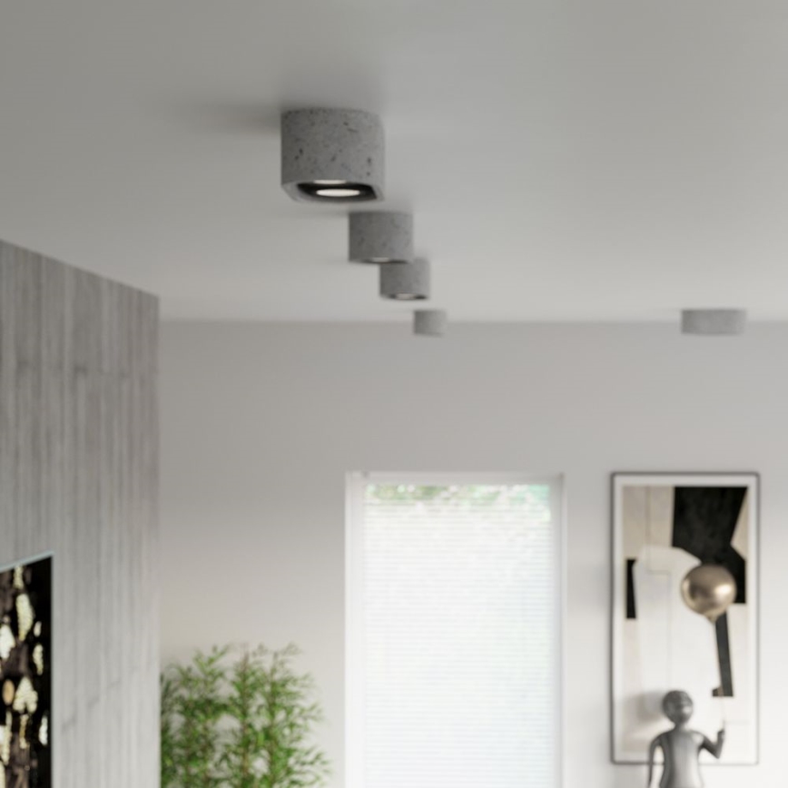 Lámpara de techo BASIC AR111 2xGU10/40W/230V concreto