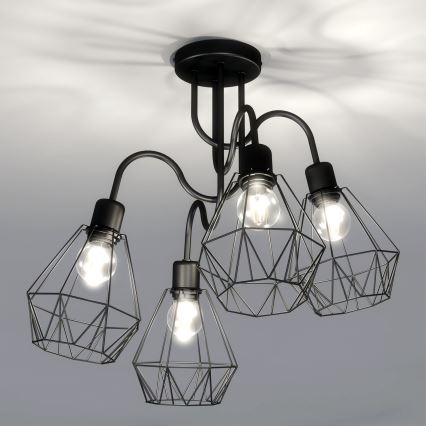 Lámpara de techo BERGEN 4xE27/60W/230V