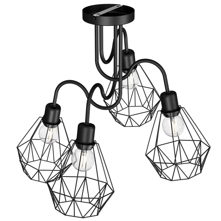 Lámpara de techo BERGEN 4xE27/60W/230V