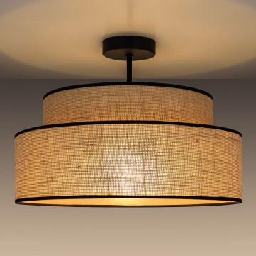 Lámpara de techo BOHO 1xE27/60W/230V beige