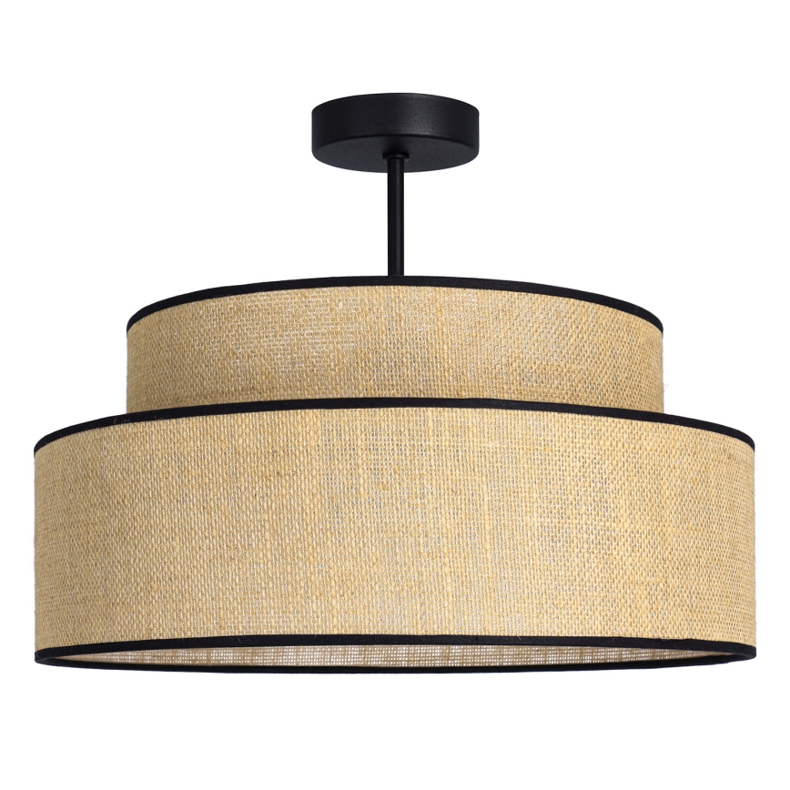 Lámpara de techo BOHO 1xE27/60W/230V beige
