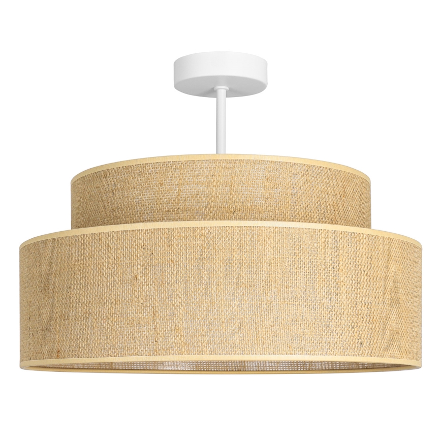 Lámpara de techo BOHO 1xE27/60W/230V beige