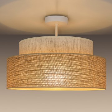 Lámpara de techo BOHO 1xE27/60W/230V color crema/beige