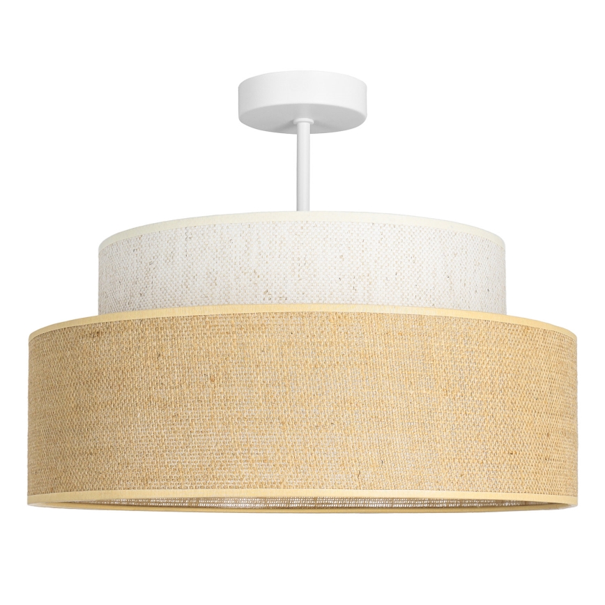 Lámpara de techo BOHO 1xE27/60W/230V color crema/beige