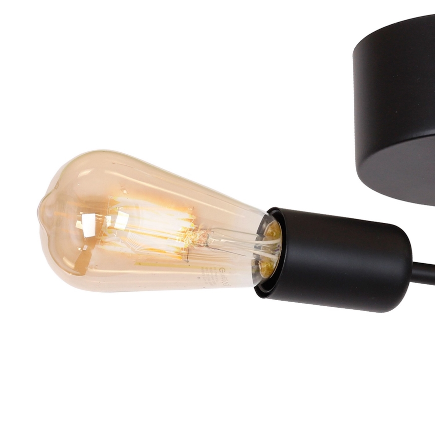 Lámpara de techo BRENDA 2xE27/60W/230V negro