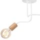 Lámpara de techo CONOR 2xE27/60W/230V roble/blanco