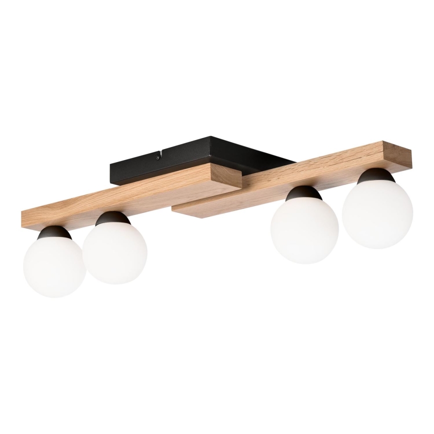 Lámpara de techo CORTINA 4xG9/5W/230V negro/roble