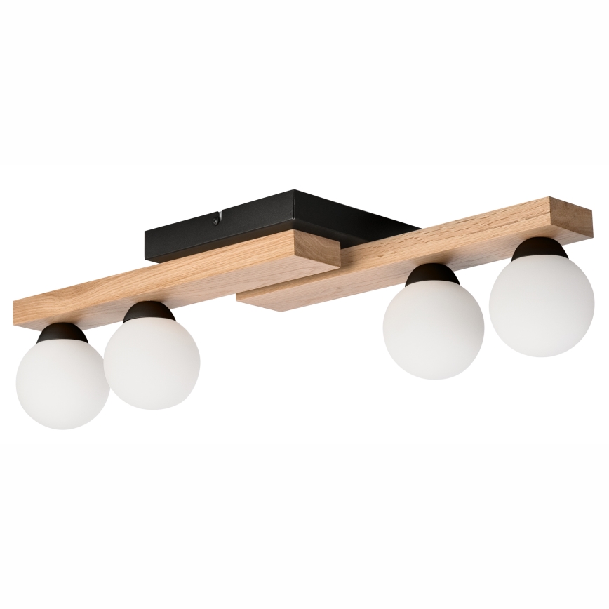 Lámpara de techo CORTINA 4xG9/5W/230V negro/roble