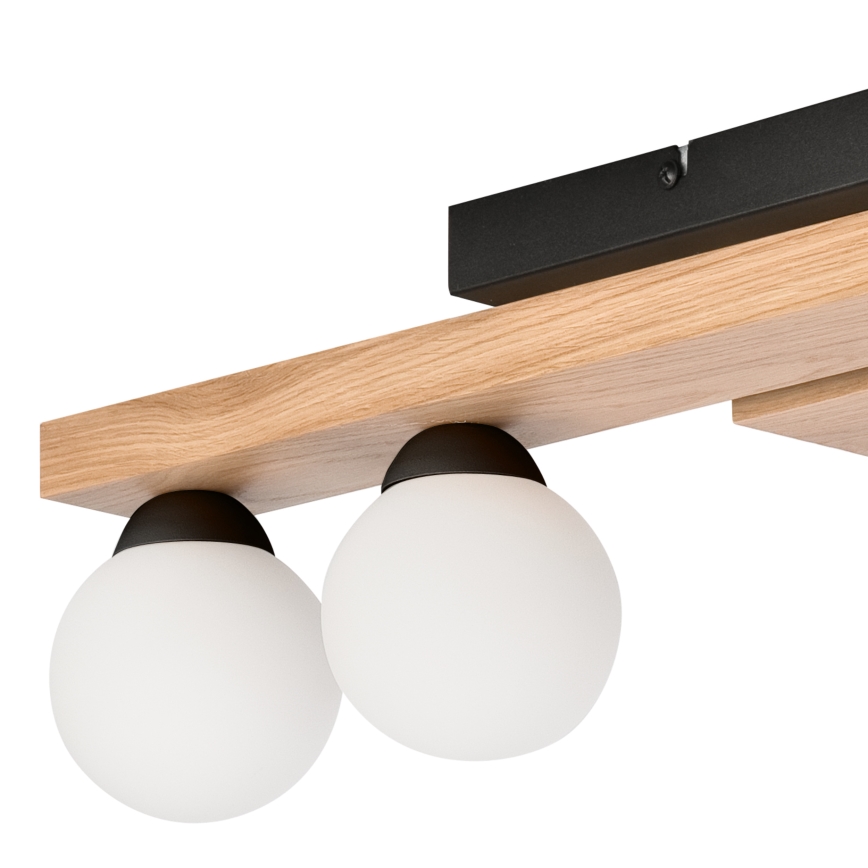 Lámpara de techo CORTINA 4xG9/5W/230V negro/roble