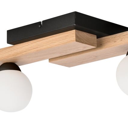 Lámpara de techo CORTINA 4xG9/5W/230V negro/roble