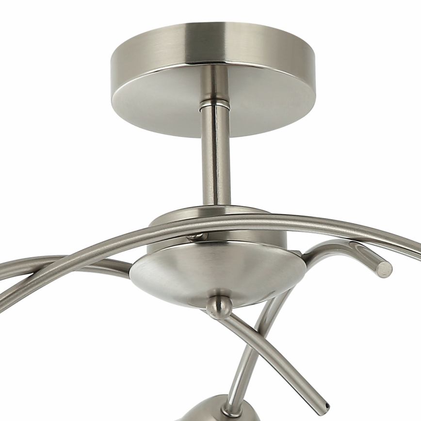 Lámpara de techo DONNA 3xE27/60W/230V níquel
