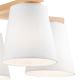 Lámpara de techo ELLIE 5xE27/60W/230V blanco/haya - FSC Certificado