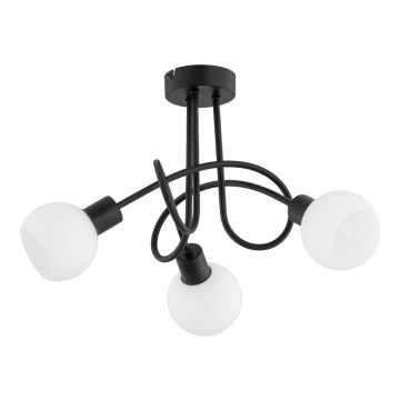Lámpara de techo ERYKA 3xE14/10W/230V negro