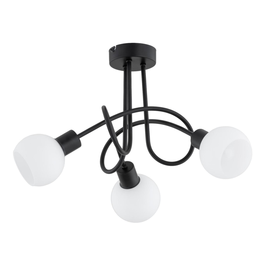 Lámpara de techo ERYKA 3xE14/10W/230V negro