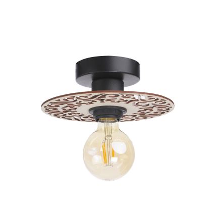 Lámpara de techo FALCO 1xE27/60W/230V diá. 20 cm beige