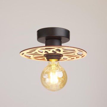 Lámpara de techo FALCO 1xE27/60W/230V diá. 20 cm beige