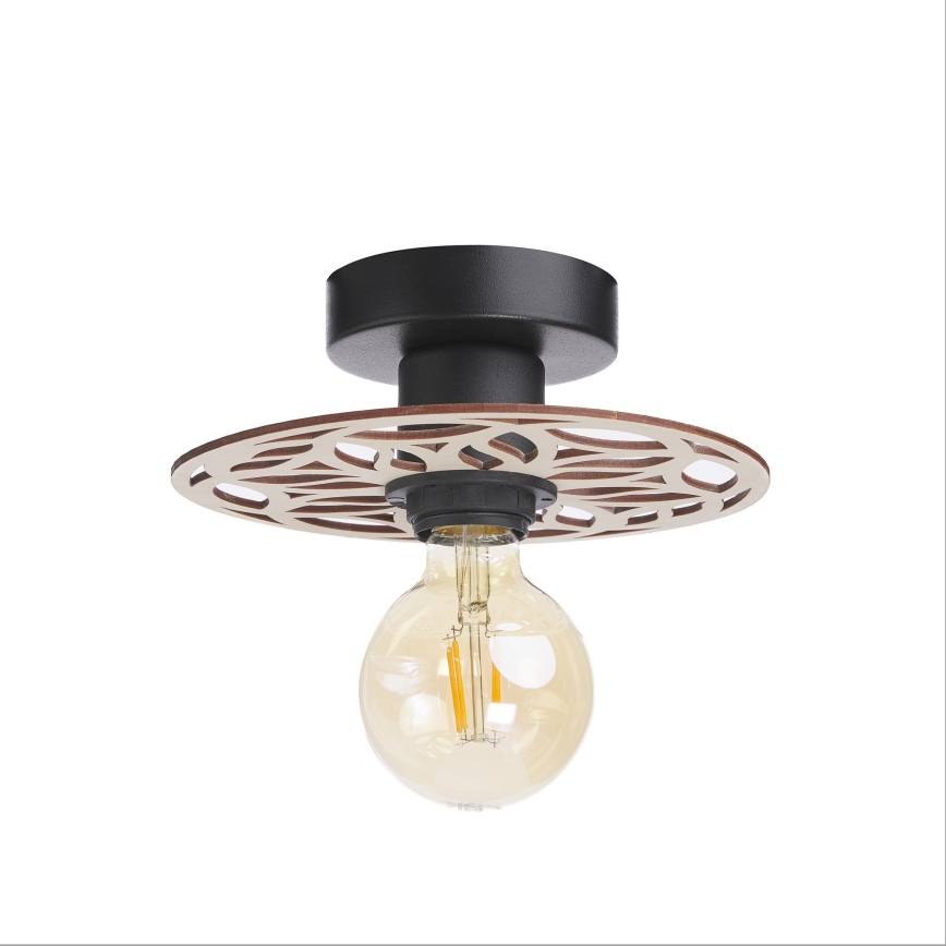 Lámpara de techo FALCO 1xE27/60W/230V diá. 20 cm beige