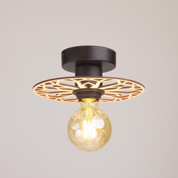 Lámpara de techo FALCO 1xE27/60W/230V diá. 20 cm beige