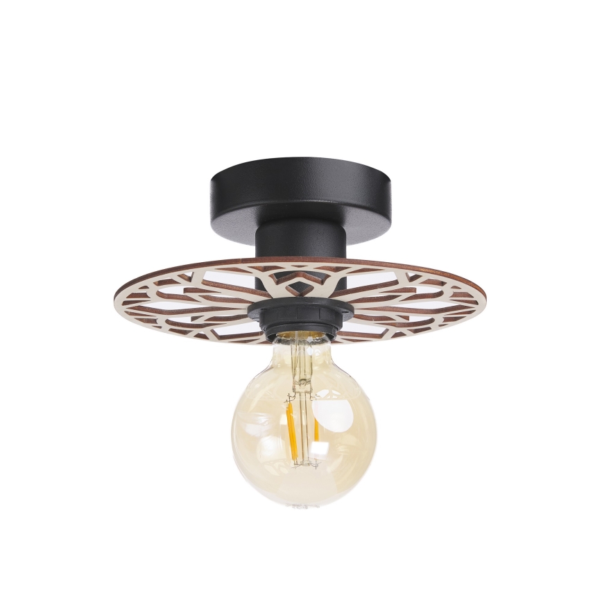 Lámpara de techo FALCO 1xE27/60W/230V diá. 20 cm beige