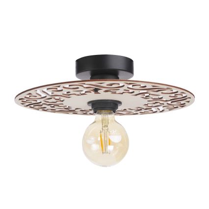Lámpara de techo FALCO 1xE27/60W/230V diá. 30 cm beige