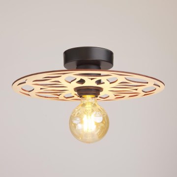 Lámpara de techo FALCO 1xE27/60W/230V diá. 30 cm beige