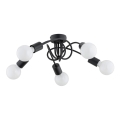 Lámpara de techo FARTA 5xE27/60W/230V negro