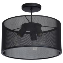 Lámpara de techo FELIX 3xE27/60W/230V negro