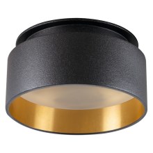 Lámpara de techo GOVIK 10W negro/dorado