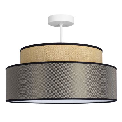 Lámpara de techo GRACE 1xE27/60W/230V beige/marrón