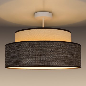 Lámpara de techo GRACE 1xE27/60W/230V color crema/marrón
