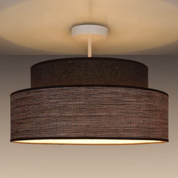 Lámpara de techo GRACE 1xE27/60W/230V marrón/beige