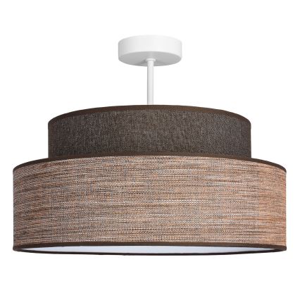 Lámpara de techo GRACE 1xE27/60W/230V marrón/beige