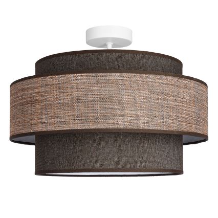 Lámpara de techo GRACE 1xE27/60W/230V marrón/beige